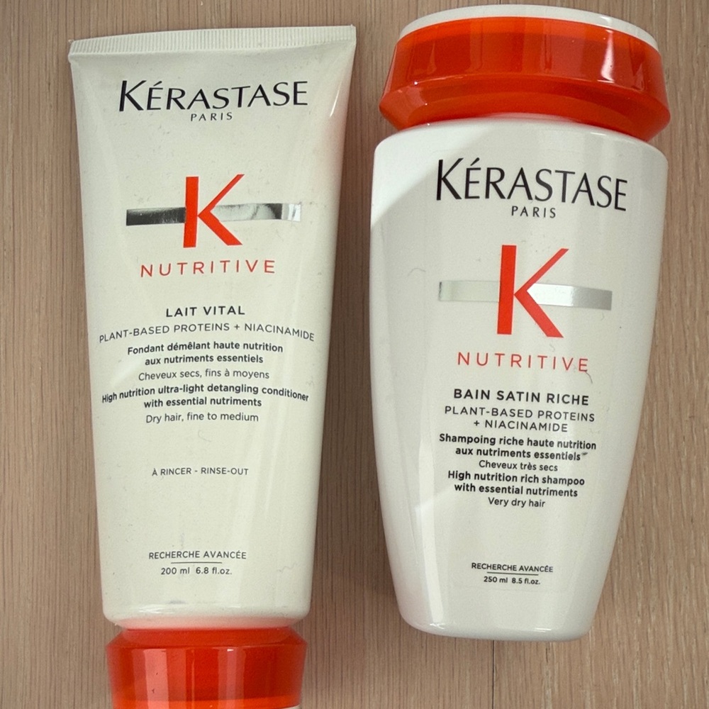 Kerastase shampoo & conditioner